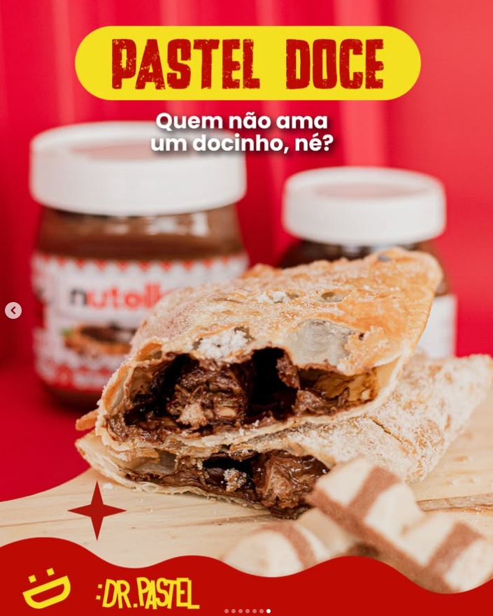 Pastel Doce com Nutella